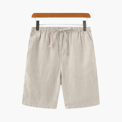 Men's Elastic Waist Shorts With Side Pockets - Fashinoza