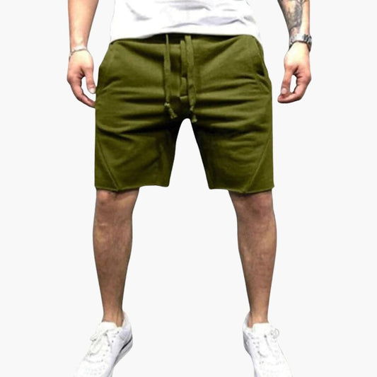 Men's Summer Shorts Elastic Waist Straight Legs - Fashinoza