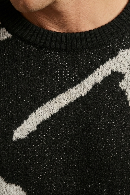 Men's Crew Neck Long Sleeve Sweater