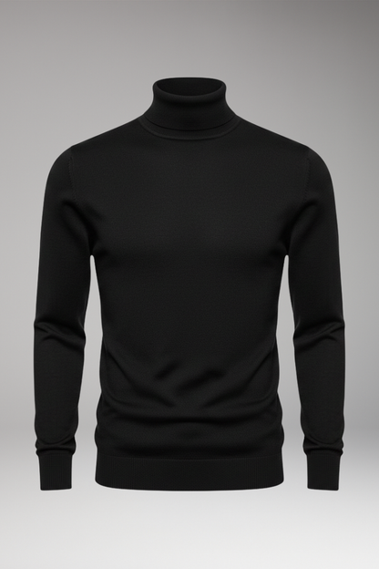 Men's Turtleneck Sweater Long Sleeves - 
Fashinoza