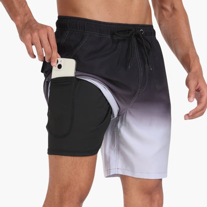 Men's Swim Shorts Drawstring Inner Lining - Fashinoza