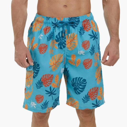 Men's Swim Trunks Elastic Waistband - Fashinoza