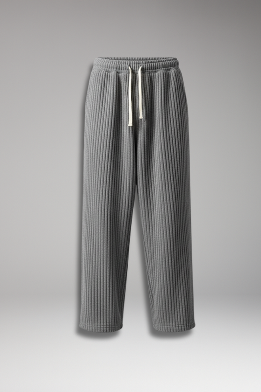 Men's Relaxed Fit Sweatpants Textured Streetwear Style - 
Fashinoza