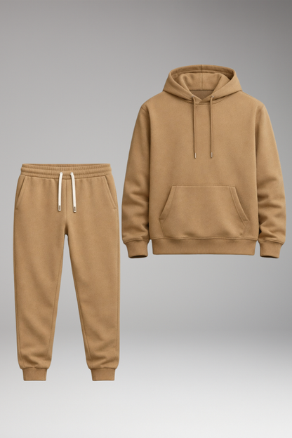 Men's Hoodie Tracksuit Set Tapered Joggers - 
Fashinoza
