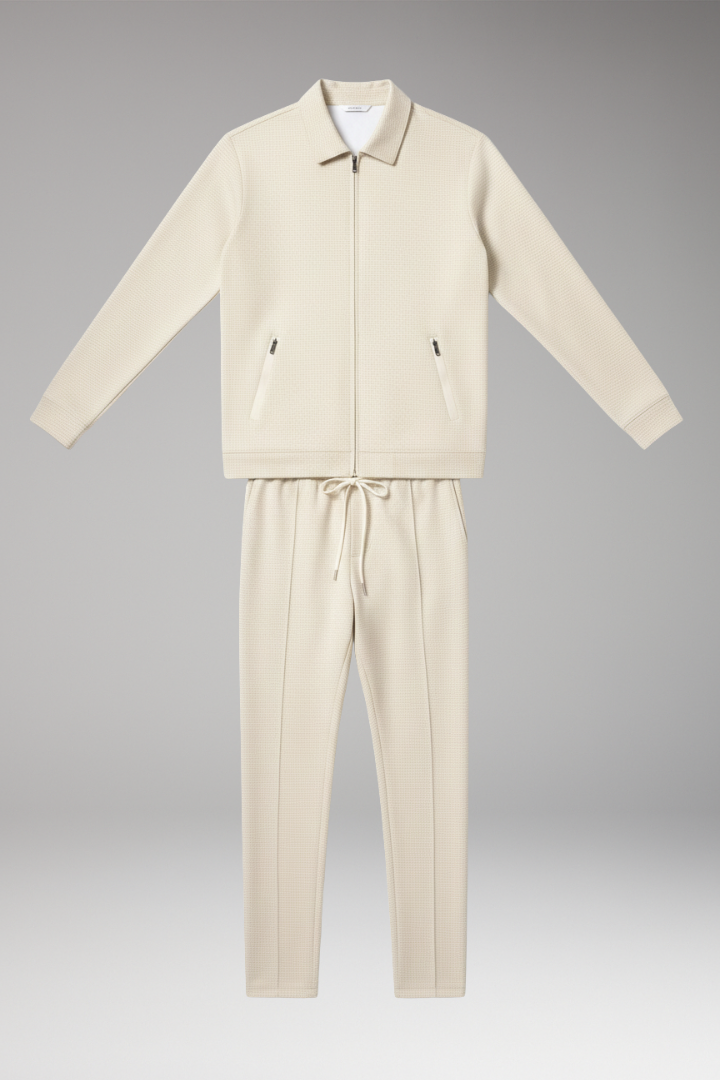 Men's Tracksuit Set Zip Jacket Tapered Trousers - 
Fashinoza