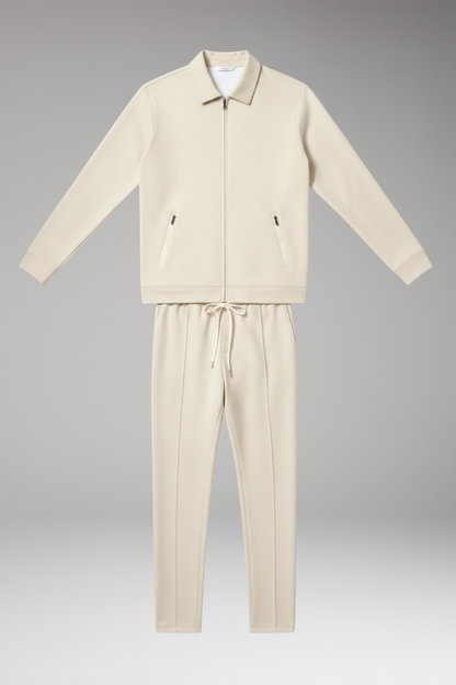 Men's Tracksuit Set Zip Jacket Tapered Trousers - 
Fashinoza