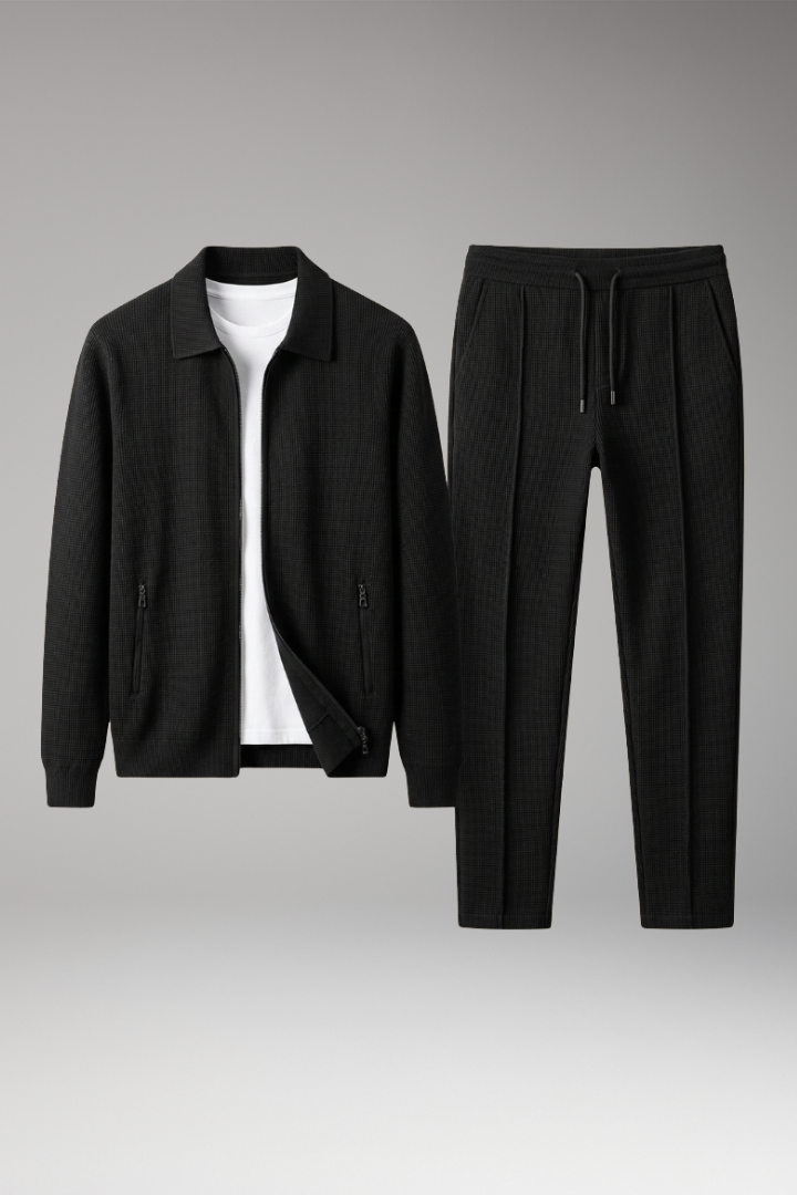 Men's Zip Up Tracksuit Straight Leg Pants - 
Fashinoza