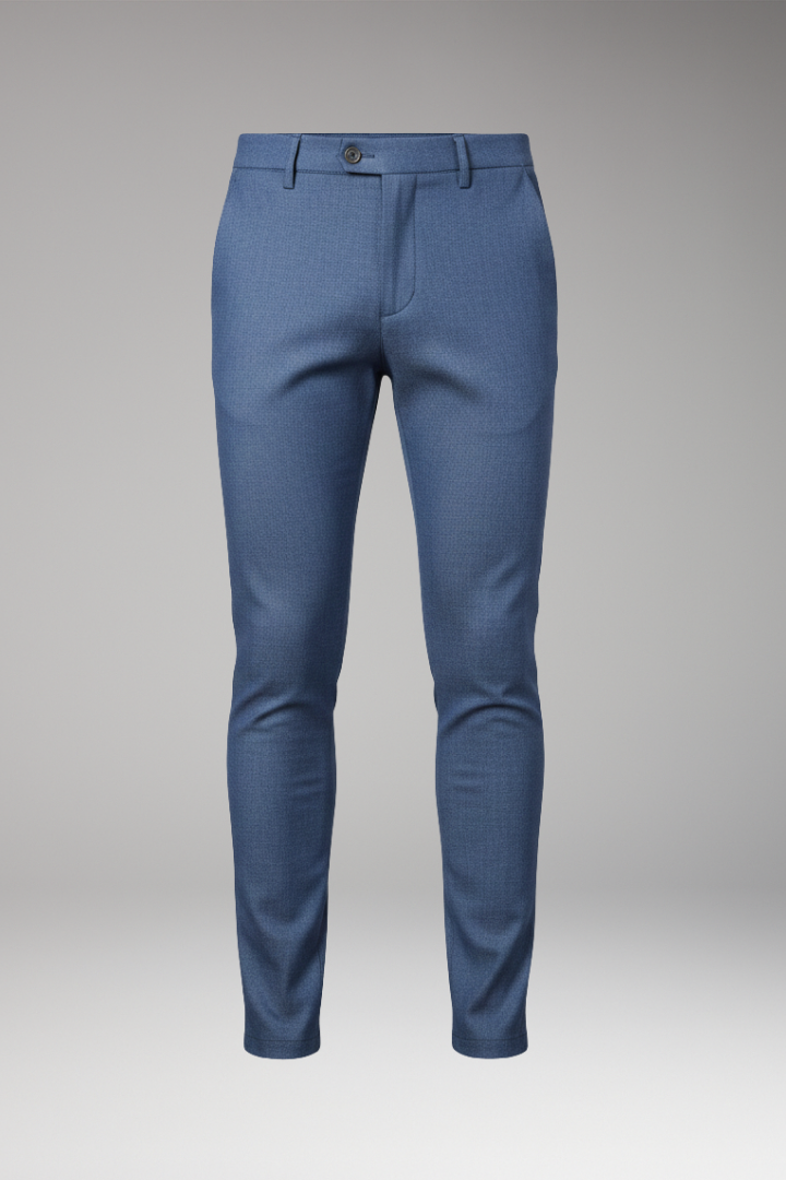 Men's Slim Fit Stretch Trousers - 
Fashinoza