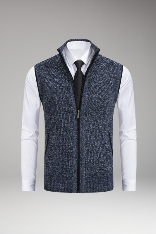Men's Zip Vest Straight Fit - 
Fashinoza