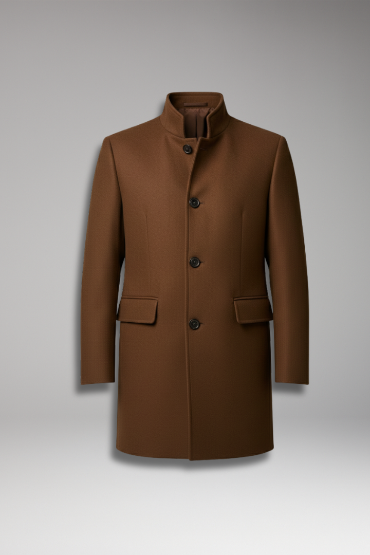 Men's Insulated Winter Jacket Snap Closure - 
Fashinoza