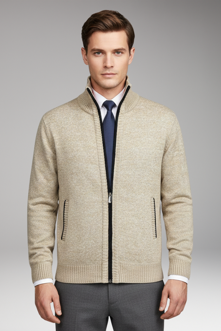 Men's Cardigan Sweater Button Front