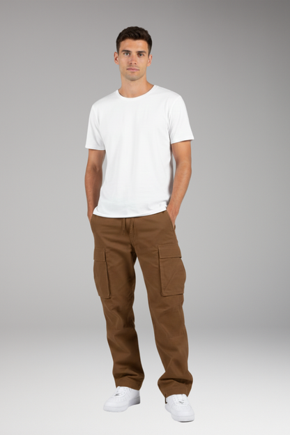 Men's Cargo Pants Drawstring Waist Multi Pocket