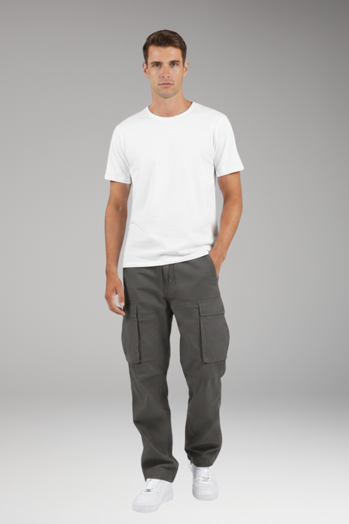 Men's Cargo Pants Drawstring Waist Multi Pocket