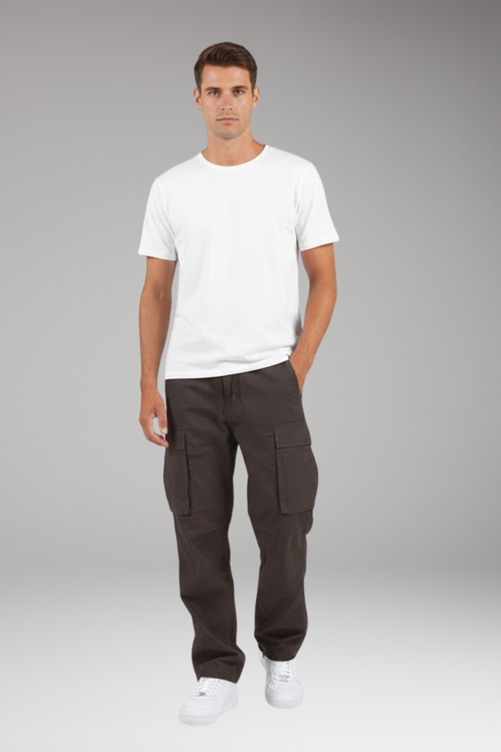 Men's Cargo Pants Drawstring Waist Multi Pocket