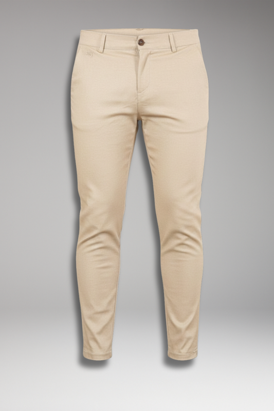 Men's Slim Leg Chino Pants Button Closure - 
Fashinoza