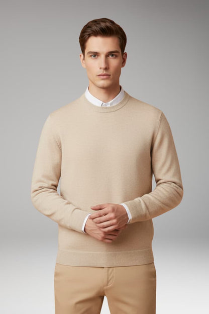 Men's Classic Knit Wool Sweater