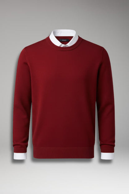Men's Classic Knit Wool Sweater - 
Fashinoza