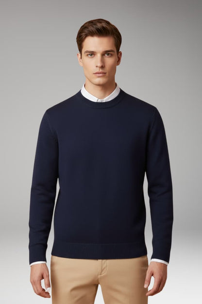 Men's Classic Knit Wool Sweater