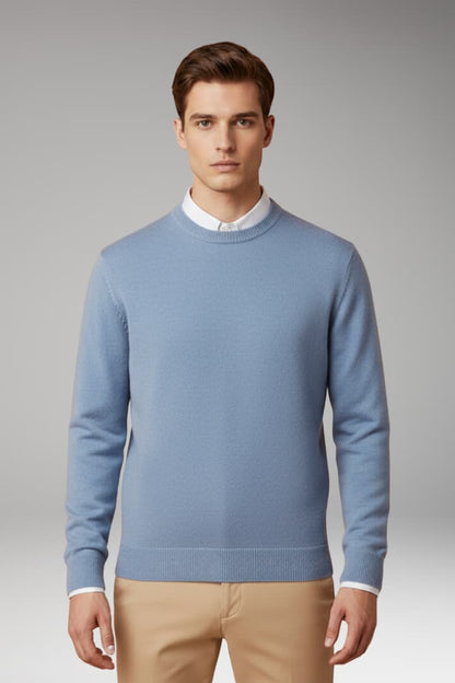 Men's Classic Knit Wool Sweater