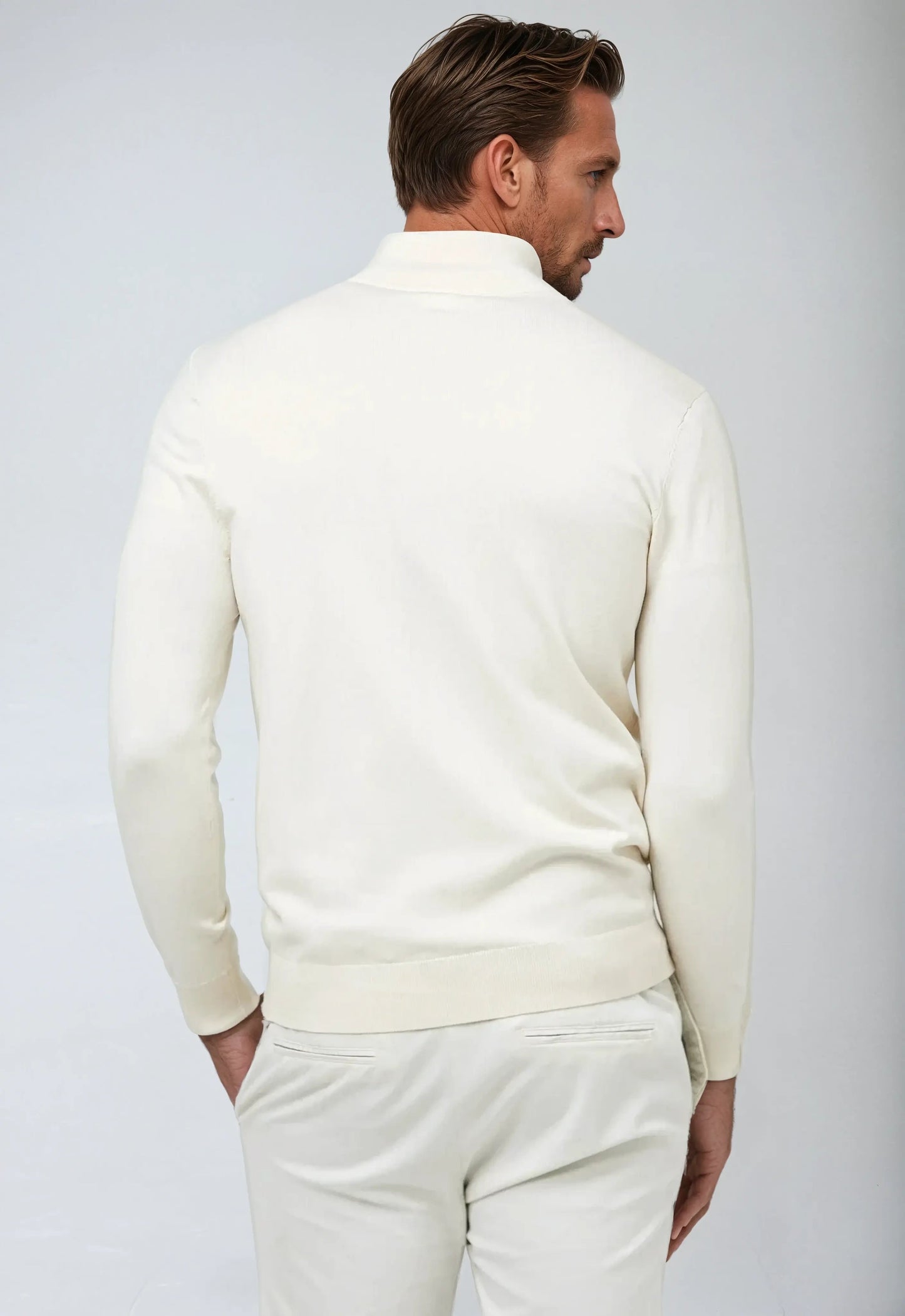 George | Men’s Winter Classic Quarter Zip Knit Sweater
