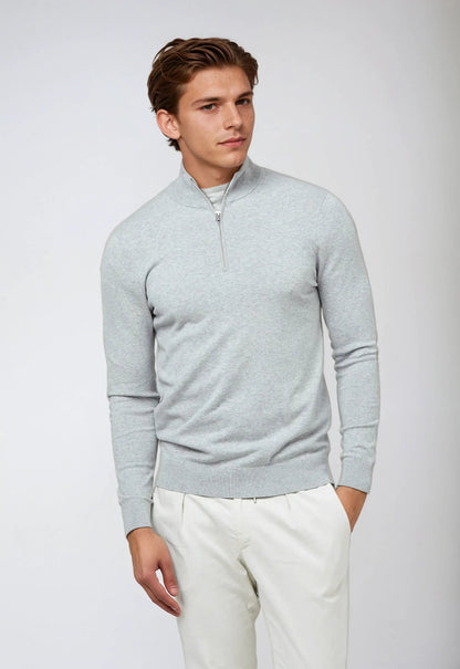 George | Men’s Winter Classic Quarter Zip Knit Sweater