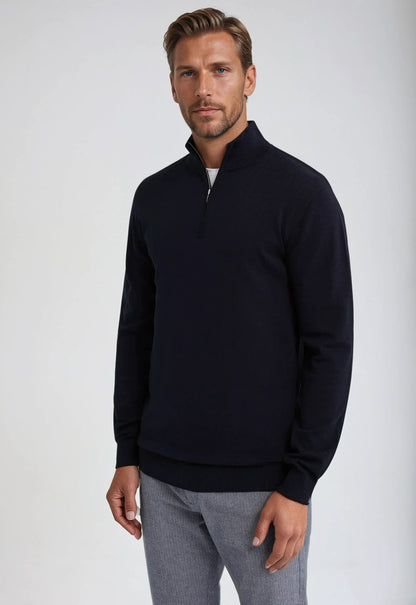 George | Men’s Winter Classic Quarter Zip Knit Sweater