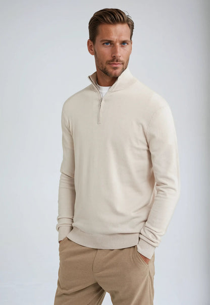 George | Men’s Winter Classic Quarter Zip Knit Sweater