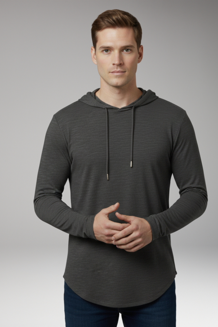 Men's Outdoor Hoodie Drawstring Front Pocket