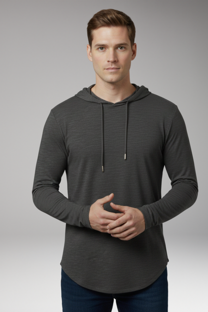 Men's Outdoor Hoodie Drawstring Front Pocket