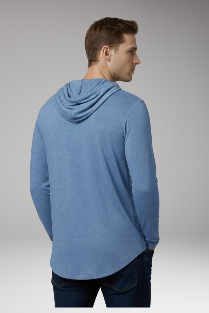 Men's Outdoor Hoodie Drawstring Front Pocket