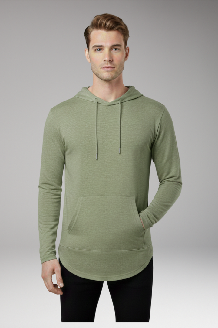 Men's Outdoor Hoodie Drawstring Front Pocket