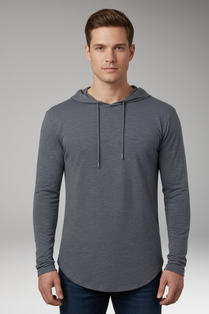 Men's Outdoor Hoodie Drawstring Front Pocket
