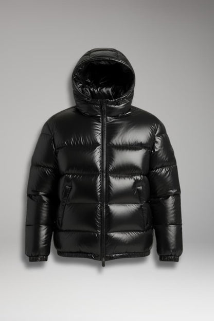 Men's Quilted Padded Jacket Secure Closure - 
Fashinoza