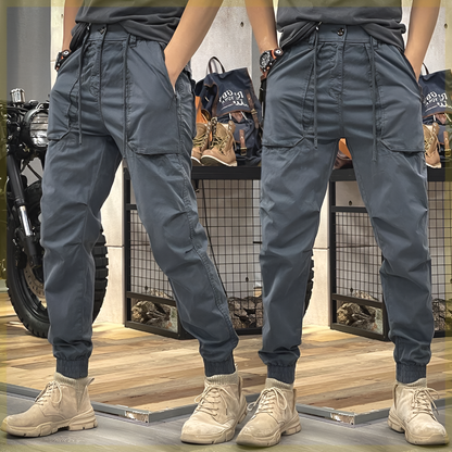 Men's Cargo Pants Stretch Fabric Rugged Comfort