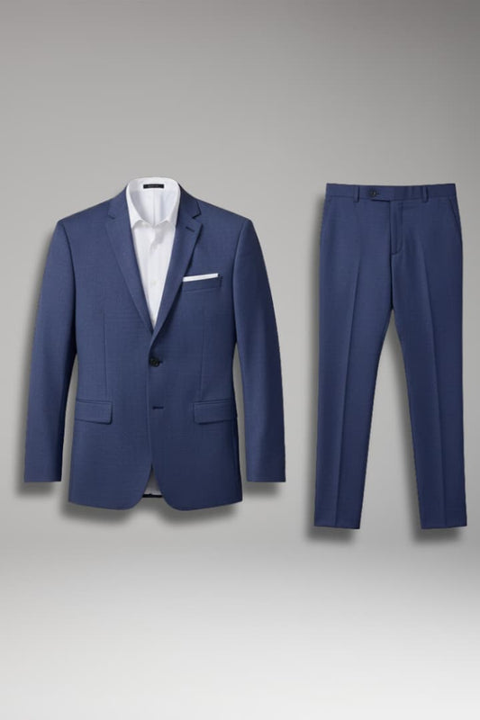 Men's Blazer Suit Set Straight Leg Pants - 
Fashinoza