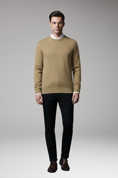 Men's Round Neck Long Sleeve Sweater