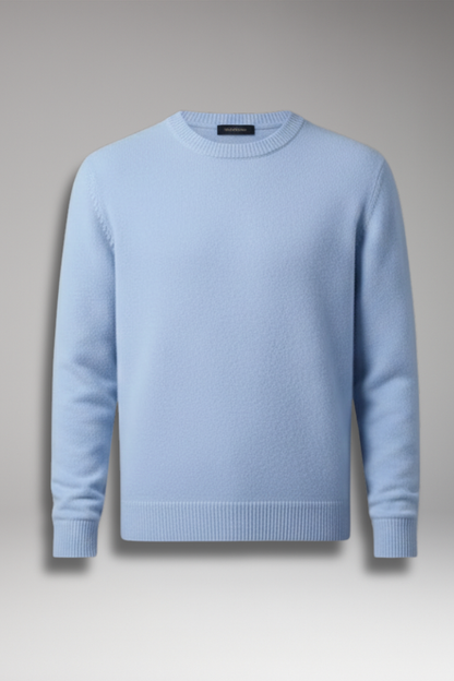 Men's Round Neck Long Sleeve Sweater - 
Fashinoza