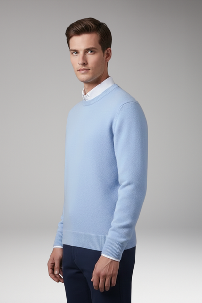 Men's Round Neck Long Sleeve Sweater