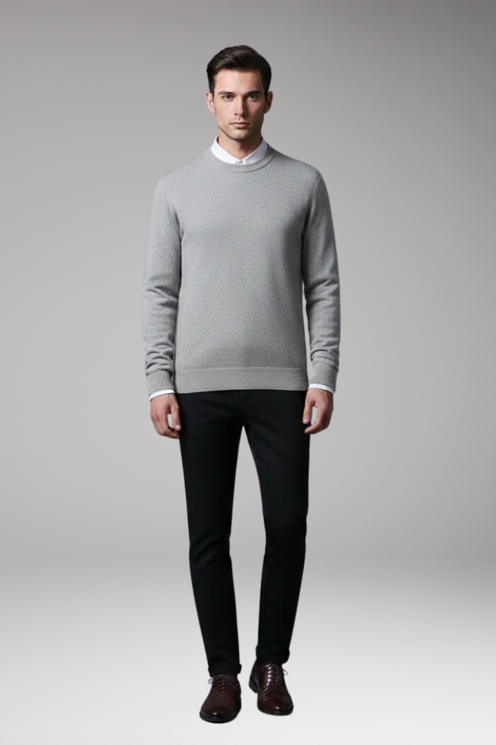 Men's Round Neck Long Sleeve Sweater