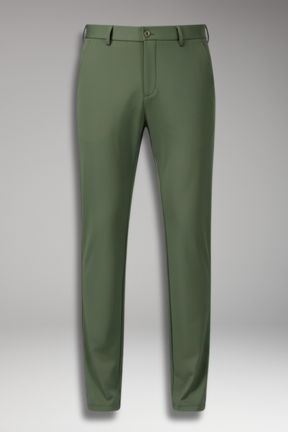 Men's Straight Leg Stretch Trousers - 
Fashinoza
