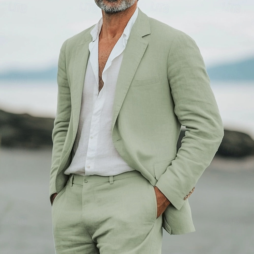 Michael | Men Spring Relaxed Blazer Suit Set