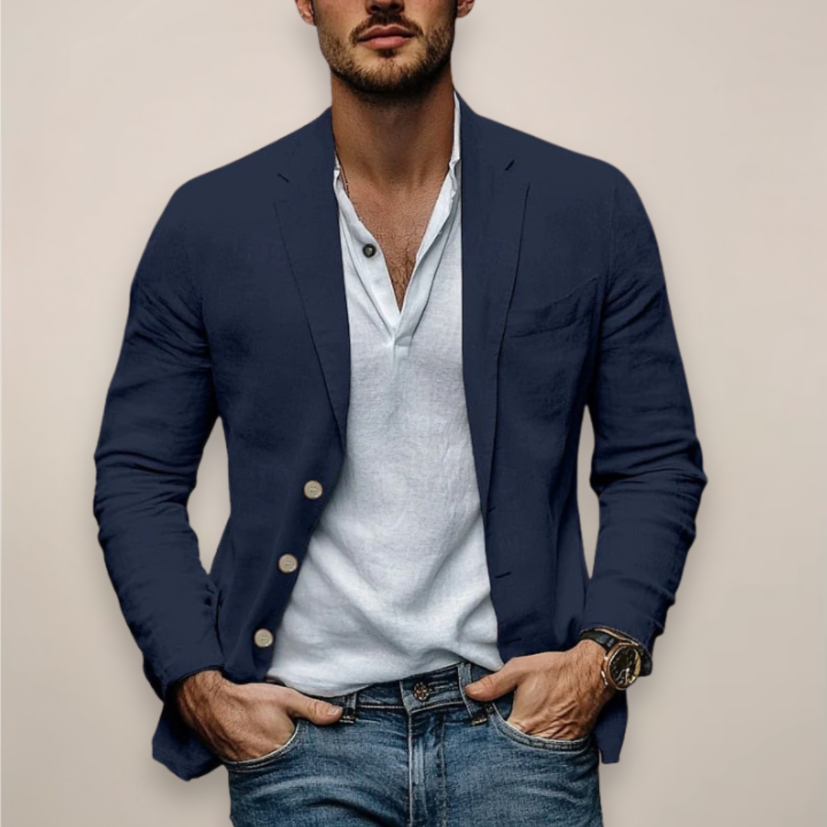 Caelviro | Men's Relaxed Summer Blazer
