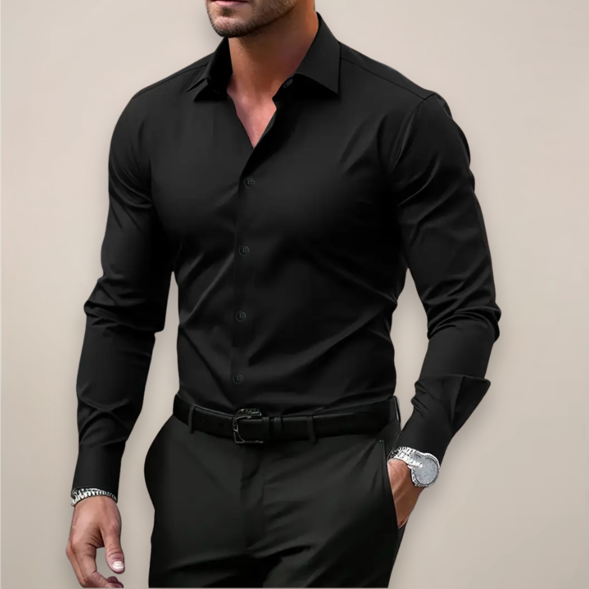 Samuel | Men Spring Slim Fit Dress Shirt