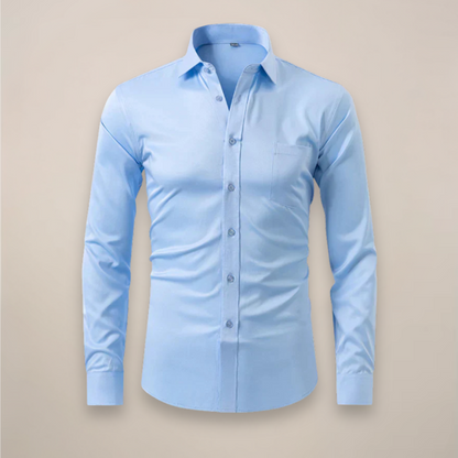 Charles | Men’s Spring Slim Fit White Shirt