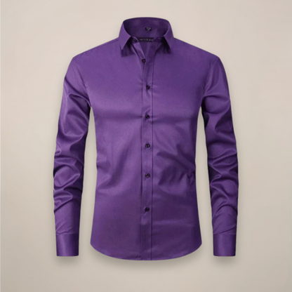Charles | Men’s Spring Slim Fit White Shirt