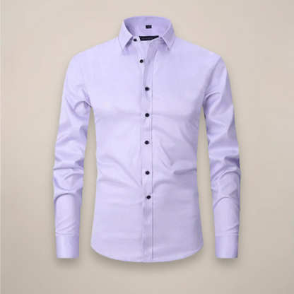 Charles | Men’s Spring Slim Fit White Shirt