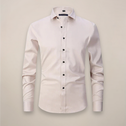 Charles | Men’s Spring Slim Fit White Shirt