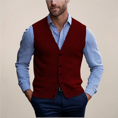 Liam | Men’s Spring Button Front Vest