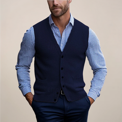 Liam | Men’s Spring Button Front Vest