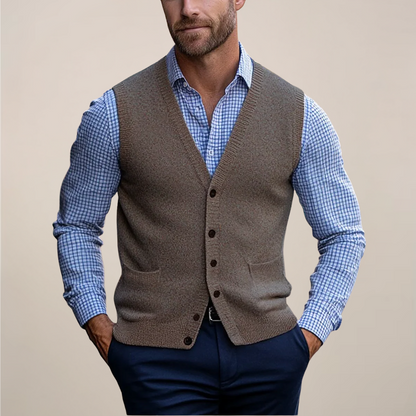 Liam | Men’s Spring Button Front Vest